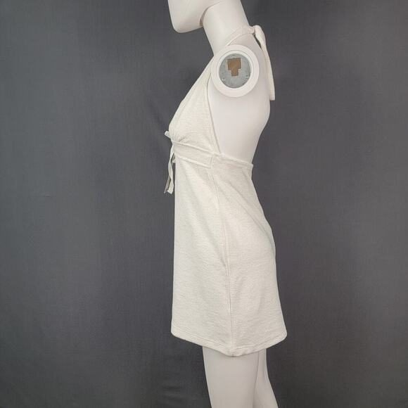 Urban Outfitters Mini Dress XS Terrycloth Halter Y2K Beachwear - Picture 3 of 10